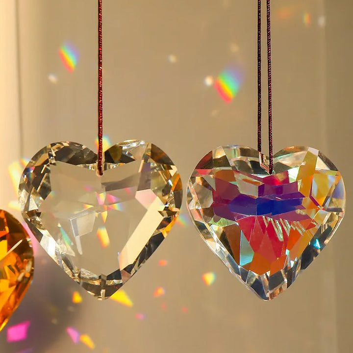Lisslune | Hanging Heart Sun Catcher Prism Crafts