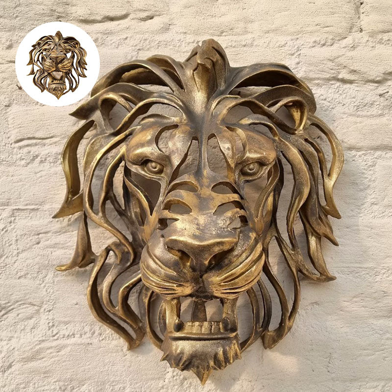 Lisslune | Lion Head Wall Art