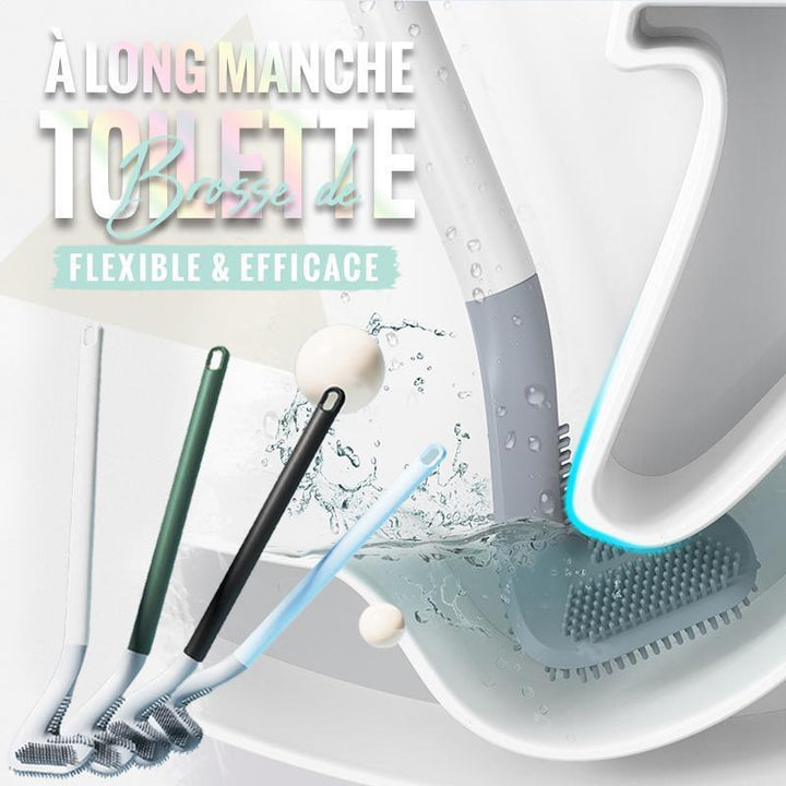 Lisslune | Long-handled Toilet Brush - Say goodbye to stains.