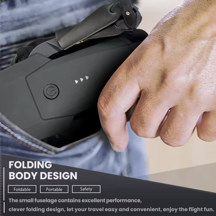 Lisslune | High-Performance Black Bird 4K Drone with Camera | Lightweight & Foldable for Ultimate Portability and Quality