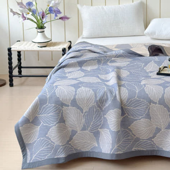 Lisslune | Mulberry Leaf Cotton Triple Gauze Blanket