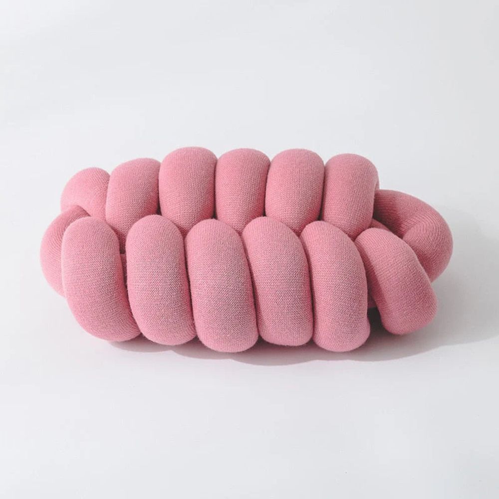 Lisslune | Splendid Ellipse Knotted Plush Cushion