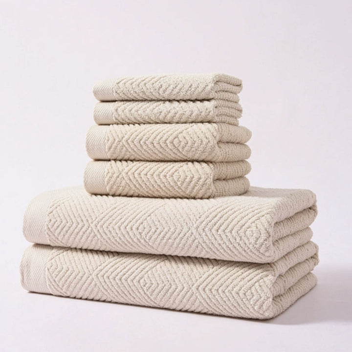 Lisslune | Cascade Supreme Cotton Towels | 6pcs Set