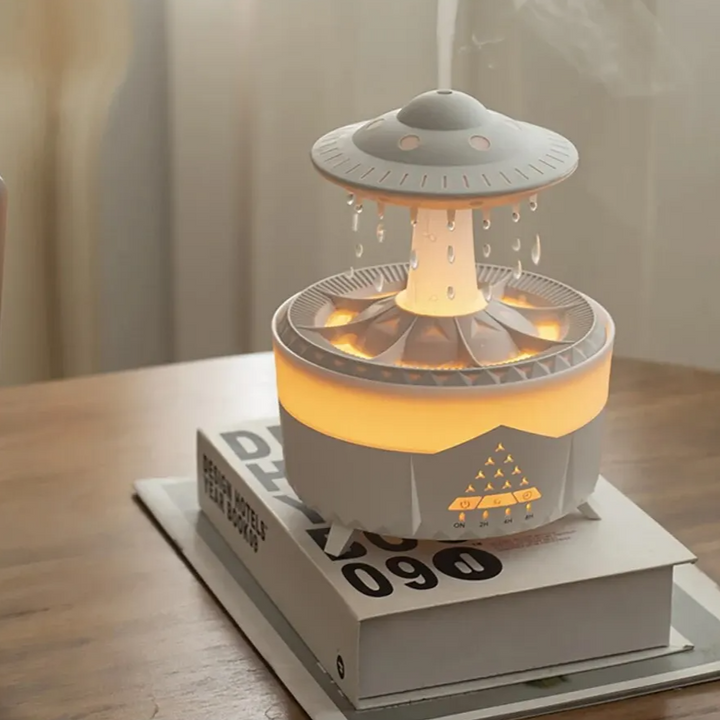 Lisslune | UFO Air Humidifier | Ultrasonic Aromatherapy Diffuser with Remote Control - Grosven