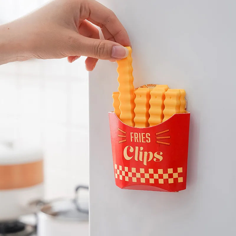 Lisslune | Funny Magnetic French Fry Food Clips