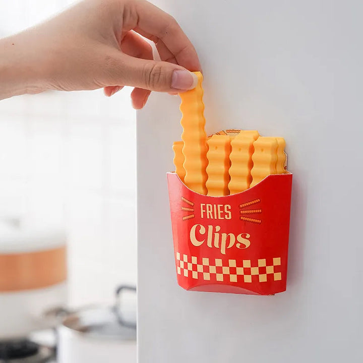 Lisslune | Funny Magnetic French Fry Food Clips