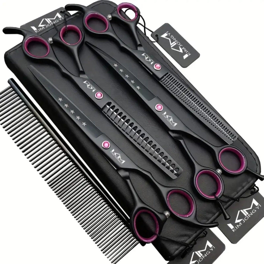 Lisslune | TrimPro Pet Grooming Set – Complete Scissors Set for Precise Coat Care