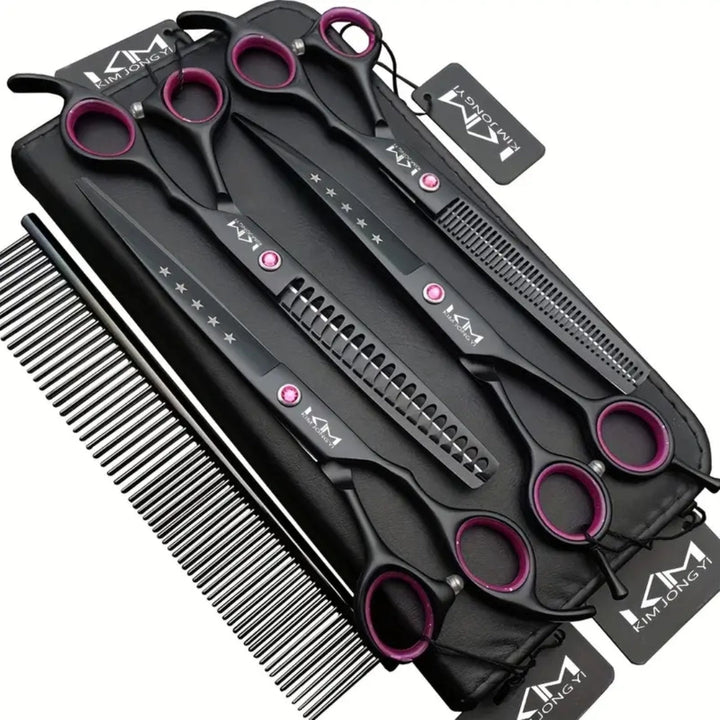 Lisslune | TrimPro Pet Grooming Set – Complete Scissors Set for Precise Coat Care