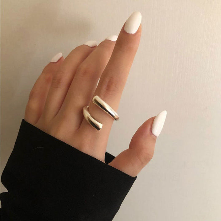 Lisslune | Drop Hoops Ring