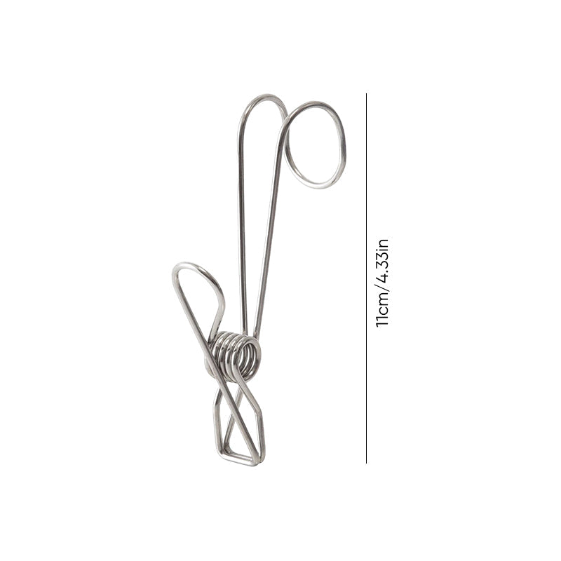 Lisslune | Stainless steel hook wire clip (10 pieces)
