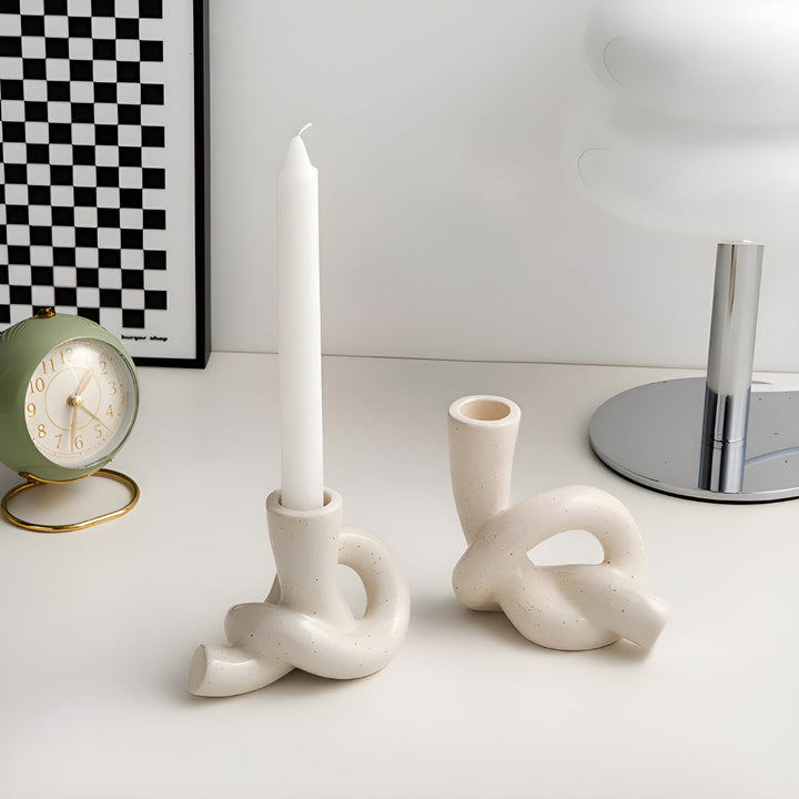 Lisslune | Knot Ceramic Candle Holder