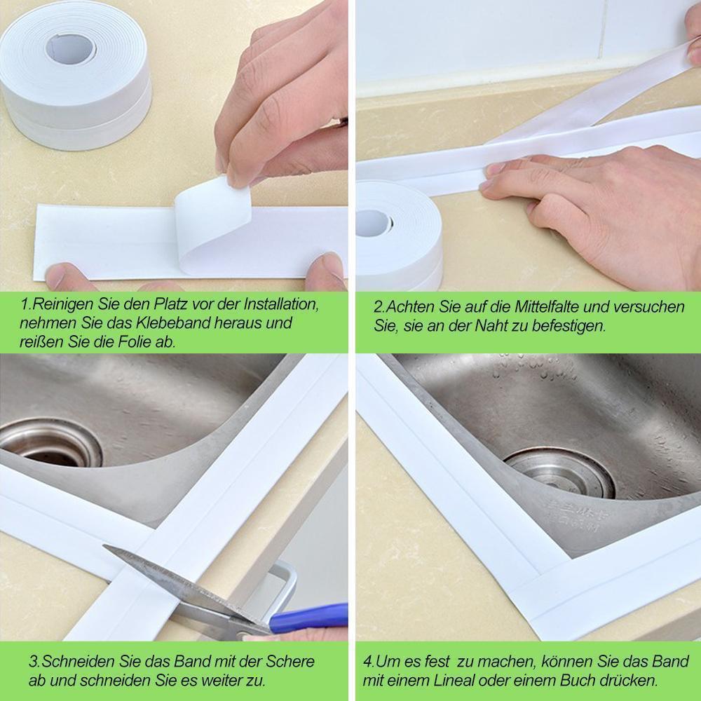 Lisslune | Waterproof Adhesive Tape for Kitchens and Bathrooms