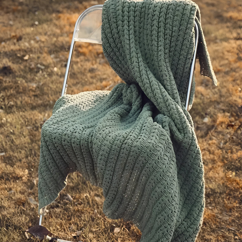Lisslune | Vintage Chunky Knit Blanket