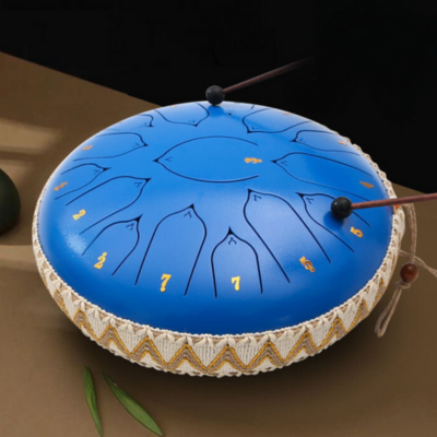 Lisslune | EchoDrum – Steel Tongue Drum for Meditation, Yoga, and Relaxation