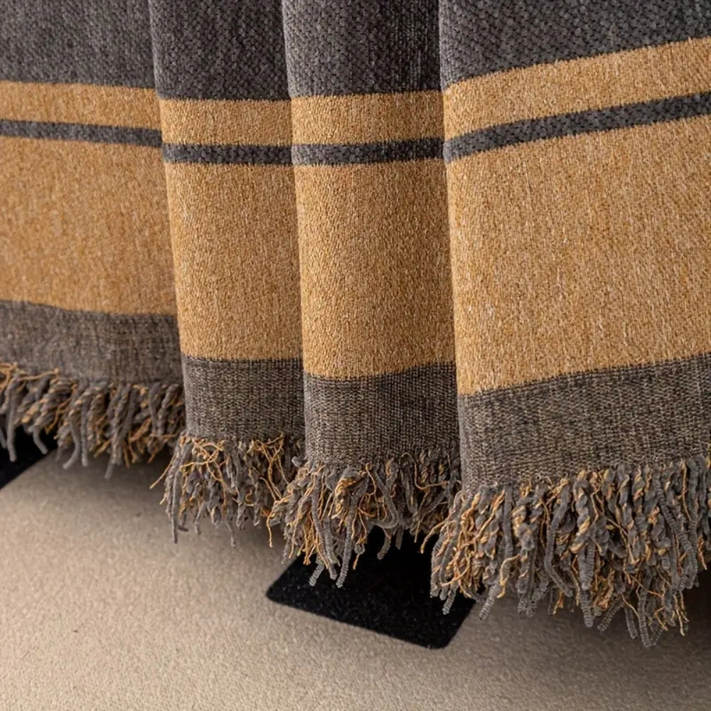 Lisslune | Safari Tiger Chenille Sofa Cover