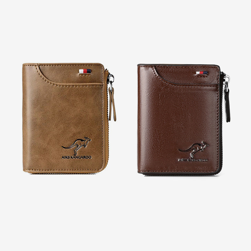 Lisslune | Kangaroo Men's RFID-blocking Wallet, Multifunctional Credit Card Holder