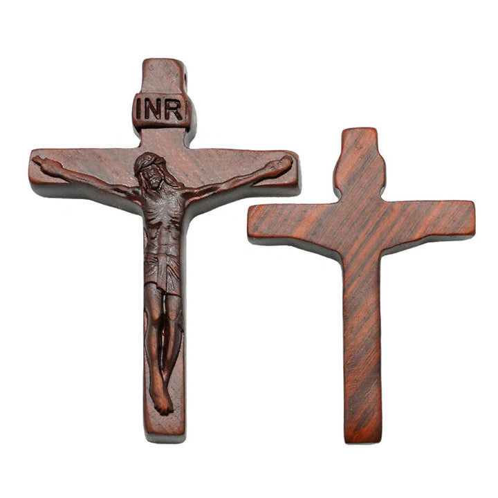 Lisslune | Jesus-Cross-Necklace made of Wood