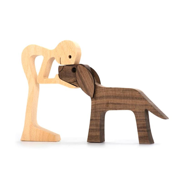 Lisslune | Animal Lover Wooden Sculpture Table Decoration