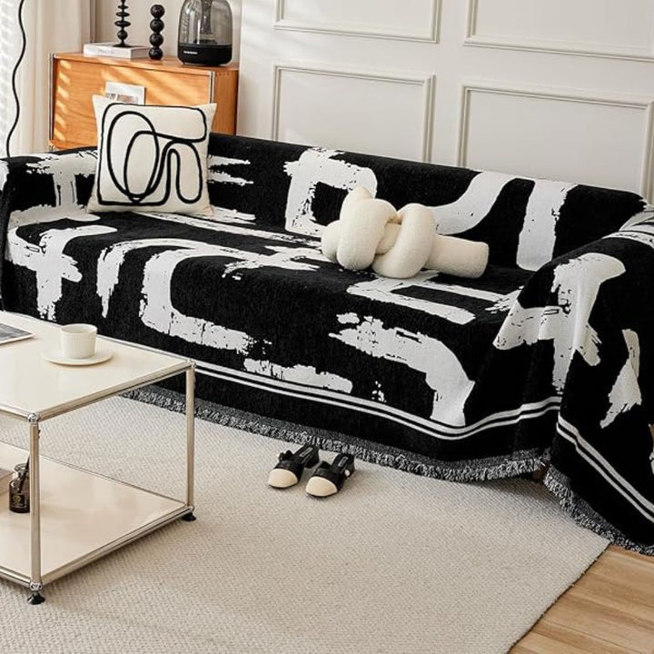 Lisslune | Brushstroke Art Sofa Cover