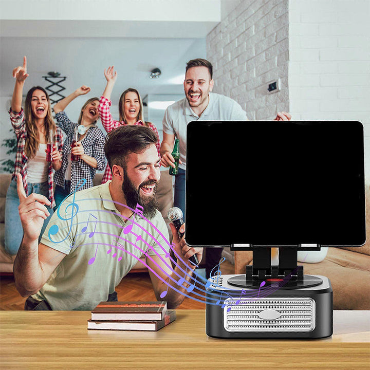 Lisslune | Rotating Tablet Stand Speaker