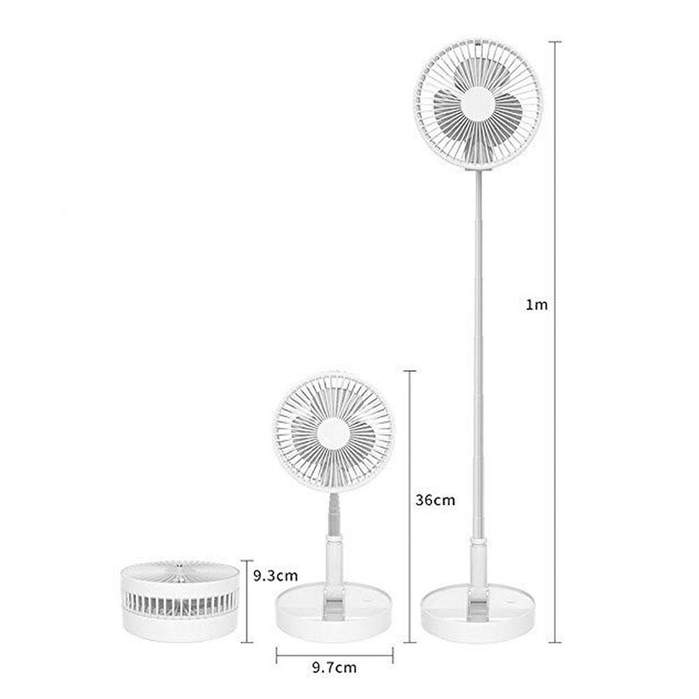 Lisslune | Telescopic Folding USB Charging Fan