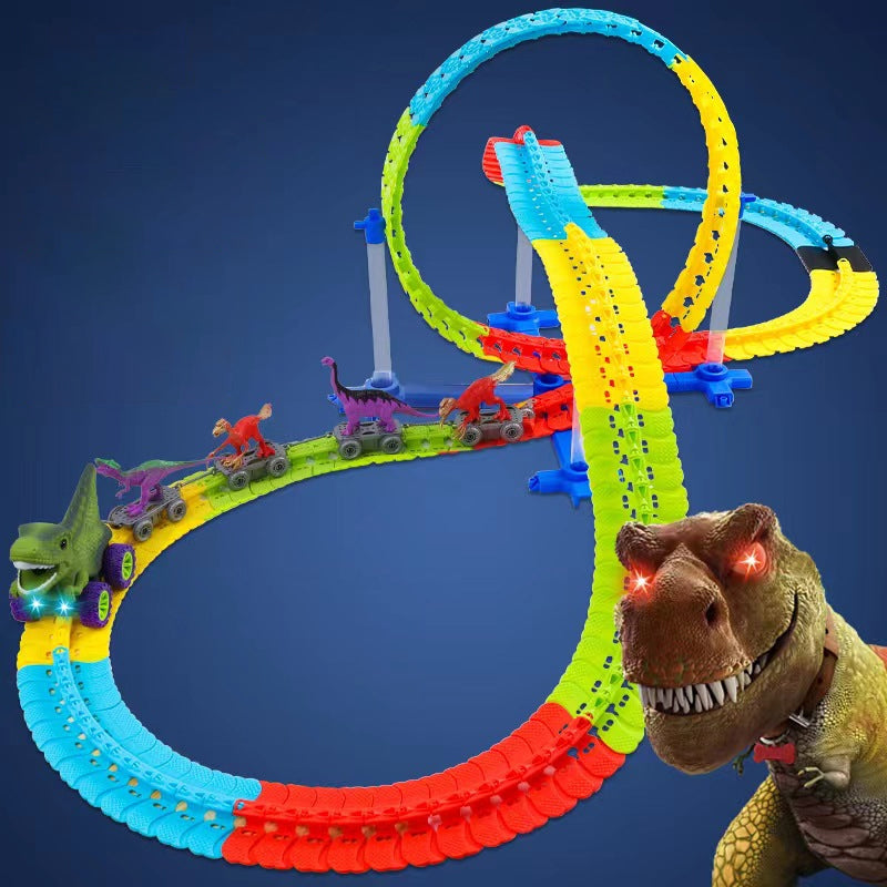 Lisslune | Roller Coaster Dinosaur Track Car