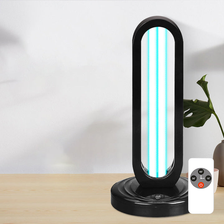 Lisslune | 360¬∞UV/Ozone Sterilization Lamp with 3 Timing Modes, 38W Power, Remote control & Eliminate Formaldehyde and Odor, for Home & Office