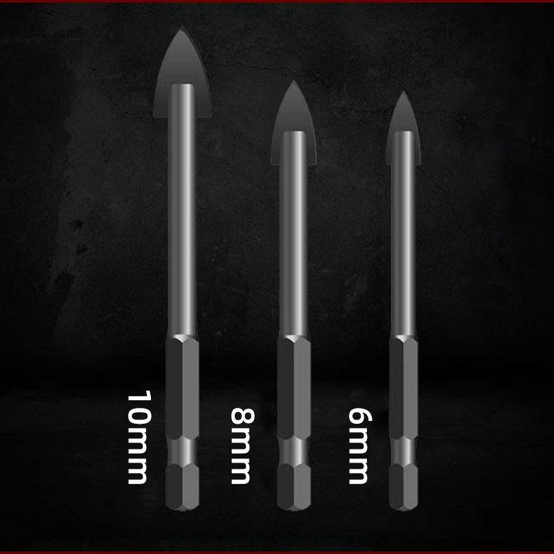 Lisslune | Triangle drill with hexagonal shank made of alloy