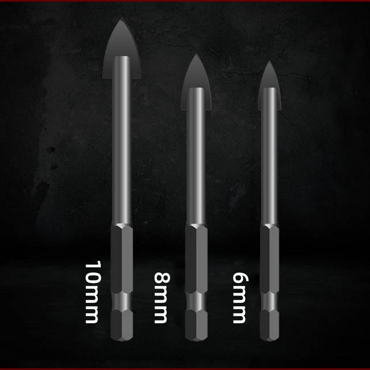 Lisslune | Triangle drill with hexagonal shank made of alloy