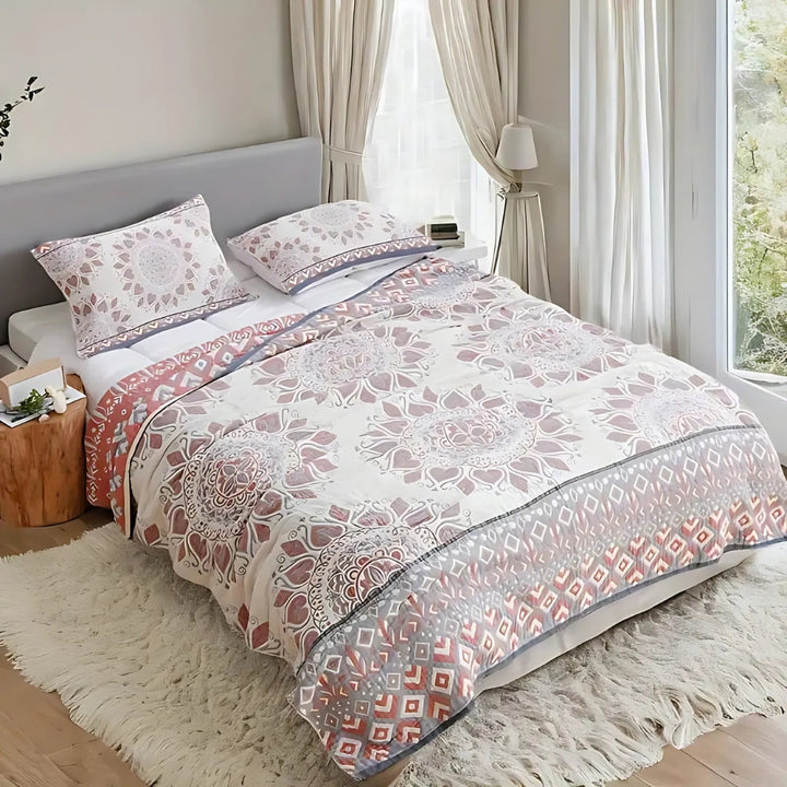 Lisslune | Lunara Floral Cotton Comfort Blanket