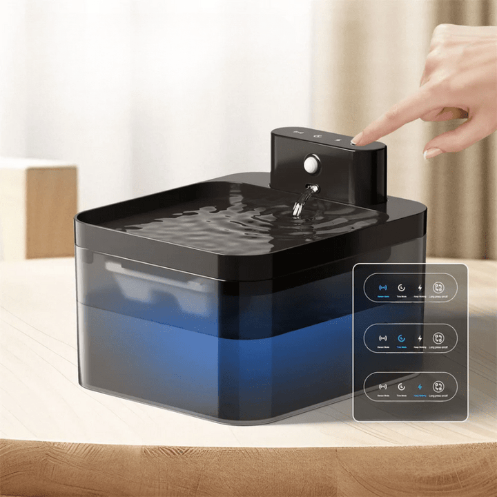 Lisslune | Automatic Cat Fountain with Motion Sensor & Filtration System