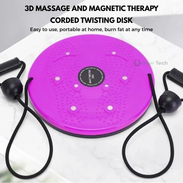 Lisslune | Waist Whisper Twisting Disc Pro | Magnetic Massage Balance Board for Core Strength & Waist Training at Home