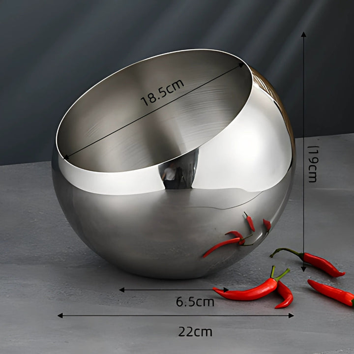 Lisslune | Modern Arc Steel Fruit Bowl
