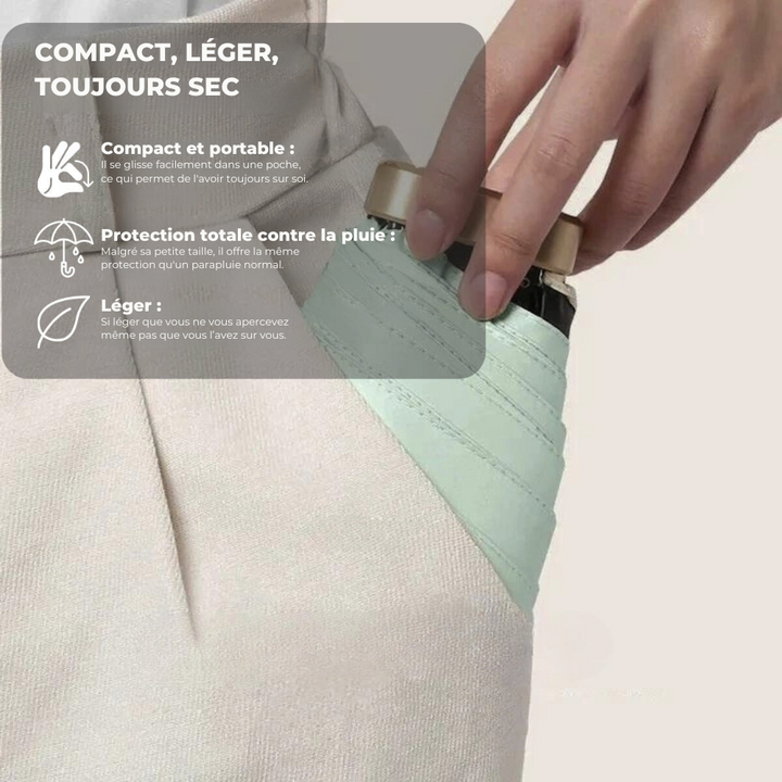 Lisslune | Compact Umbrella – Your secret weapon against the rain