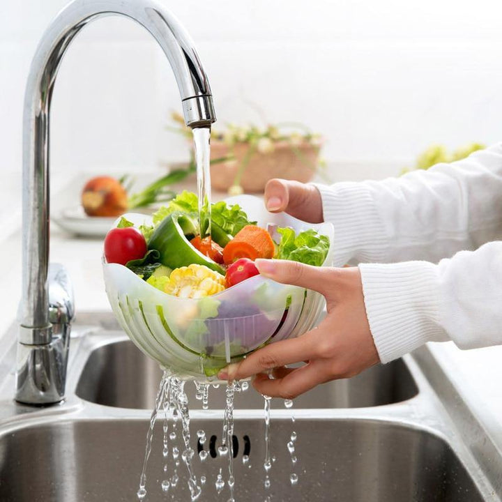 Lisslune | 3in1 Vegetable Draining Cutter Basket