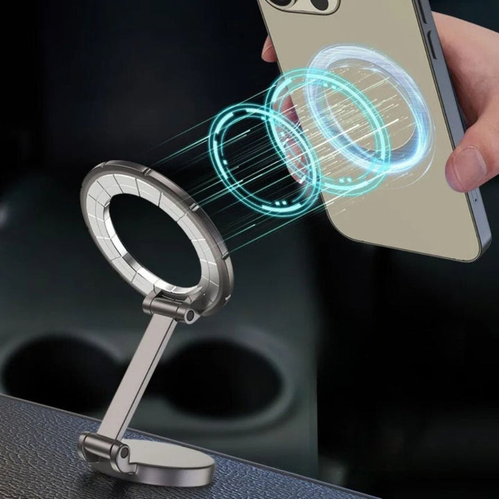 Lisslune | AutoGrip360 - 360° adjustable magnetic phone holder for cars