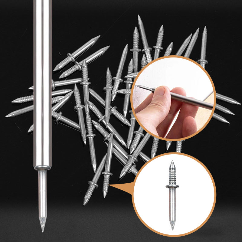 Lisslune | TwinGrip - Double head nails for mounting baseboards