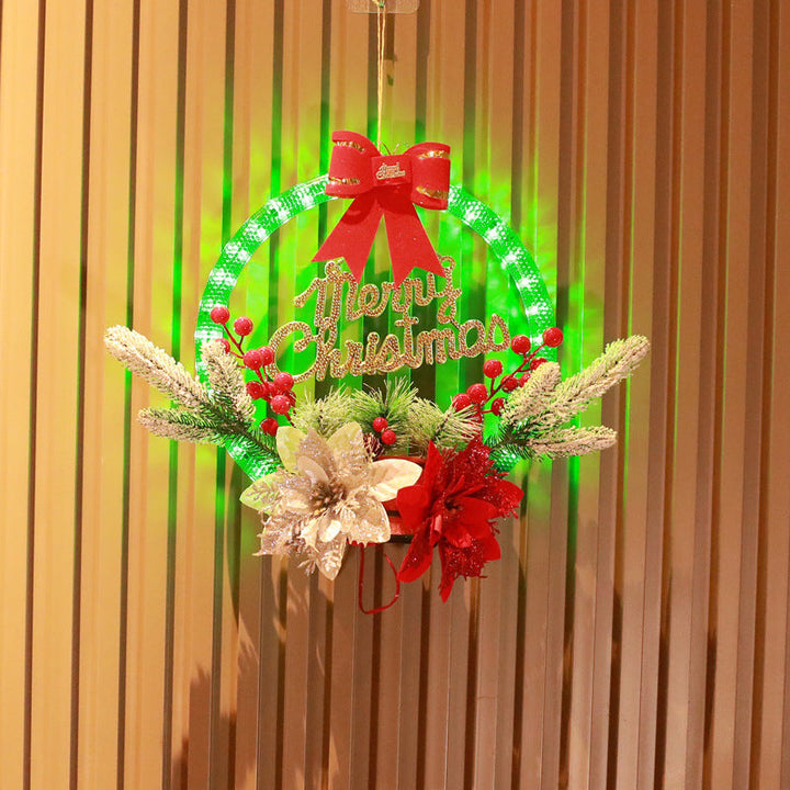 Lisslune | Christmas Wreaths with LED Light