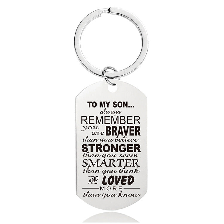 Lisslune | Mother's Day Engraving Metal Keychain with Box
