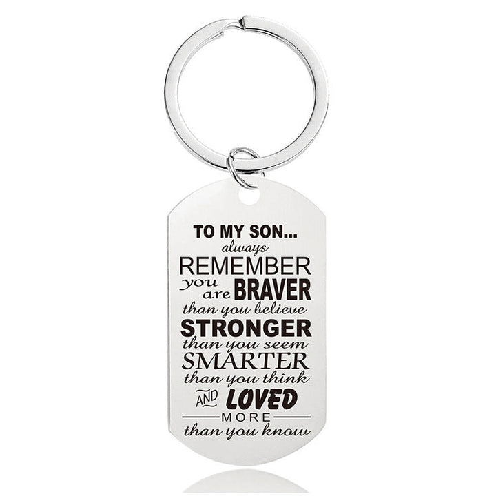 Lisslune | Mother's Day Engraving Metal Keychain with Box