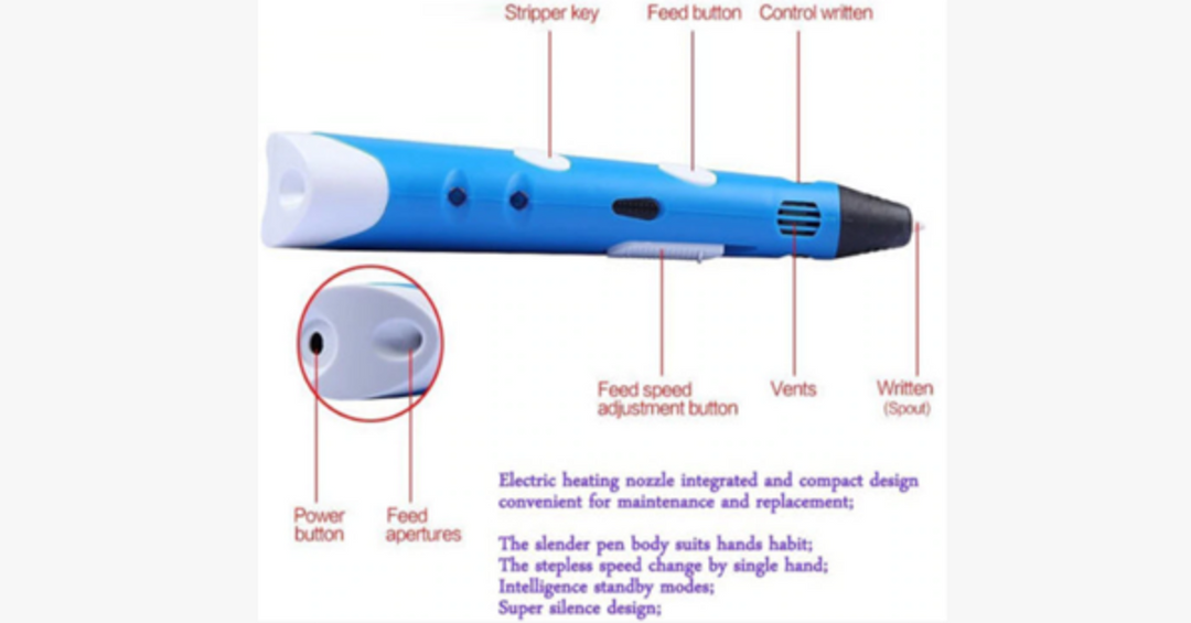 Lisslune | Best 3D Printing Pen for Kids with Different Colors PLA Filament