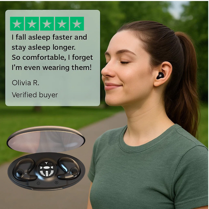 Lisslune | Invisible Wireless Sleep Headphones | IPX5 Waterproof, Bluetooth 5.3 for Comfortable Sleep and Relaxation