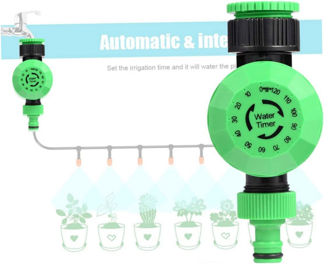 Lisslune | Automatic Watering Timer for Garden – Adjustable Watering Time for Plants
