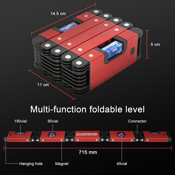 Lisslune | Multi-Functional Foldable Level