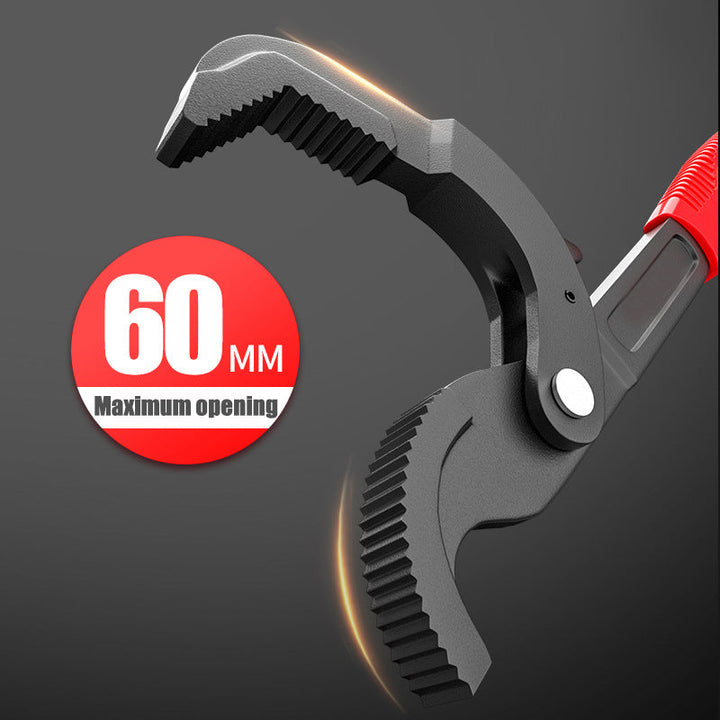 Lisslune | Adjustable Wrench Power Grip Pipe Wrench