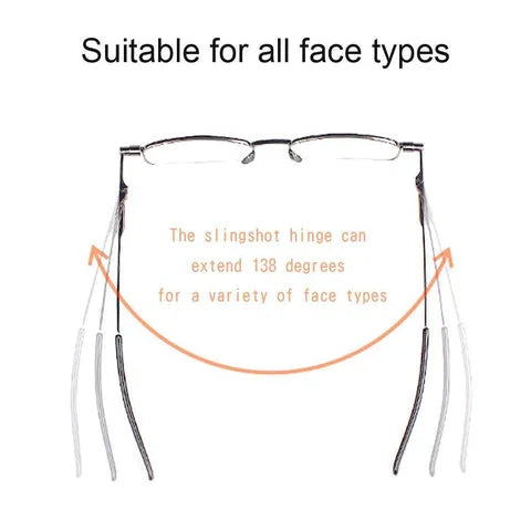 Lisslune | Compact Mens & Ladies Folding Reading Glasses
