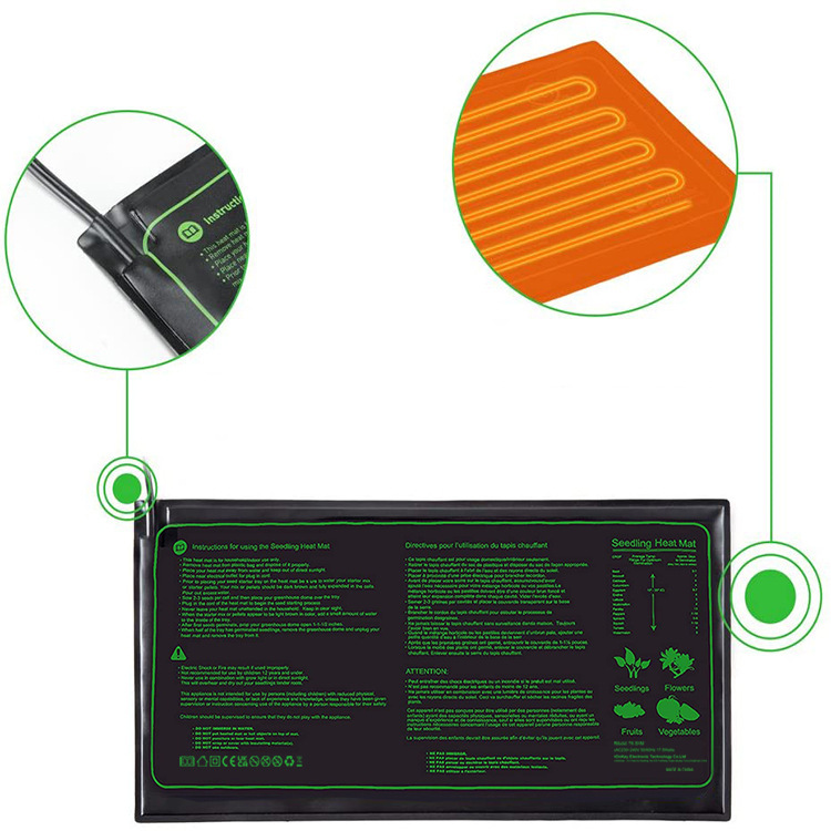 Lisslune | Heating mat for seedlings – Temperature control for faster germination and growth