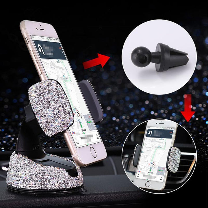 Lisslune | Rhinestone Car Phone Holder
