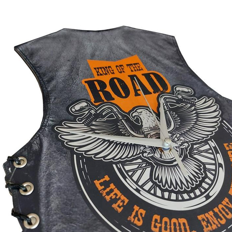 Lisslune | Creative Vest Motorcycle Wall Clock Decoration