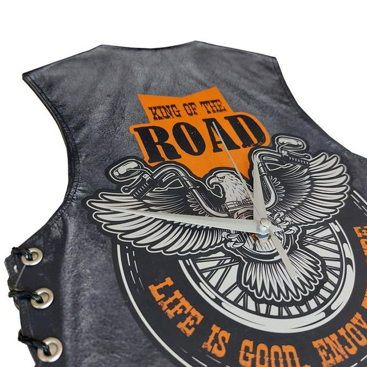 Lisslune | Creative Vest Motorcycle Wall Clock Decoration